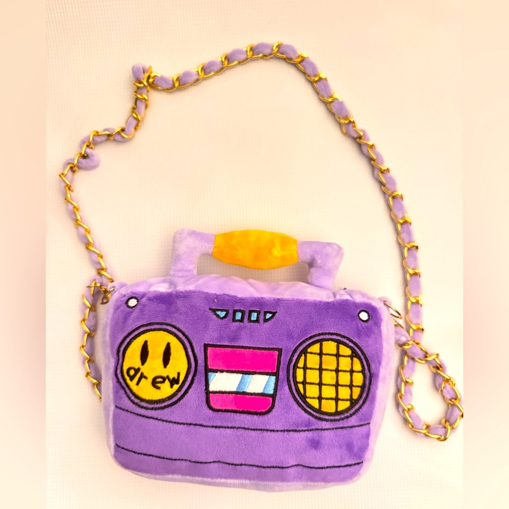 DREW HOUSE X JUSTIN BEIBER Thailand Exclusive Purple and Yellow boombox Purse
